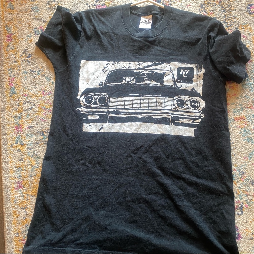 Tee, Black Chevrolet Impala Graphic